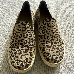 Rothy’s Camo Cat Slip on Sneakers, size 9.5